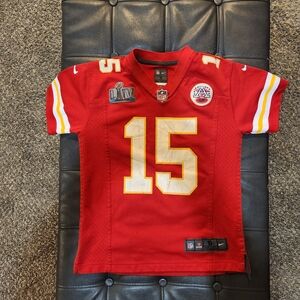 Nike Kansas City Cheifs Mahomes Jersey Kids Size Small Used Condition